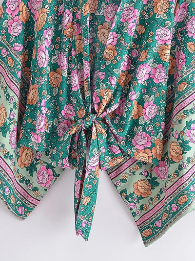 wickedafstore 0 Charmaine Crop Kimono