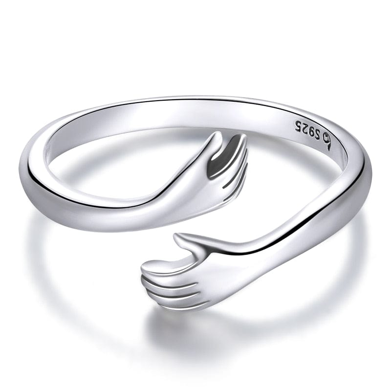 wickedafstore 0 China / CTR176 925 Sterling Silver Hug Ring