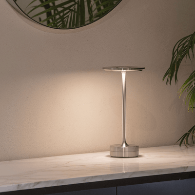 wickedafstore 0 Cordless Metallic LED Table Lamp