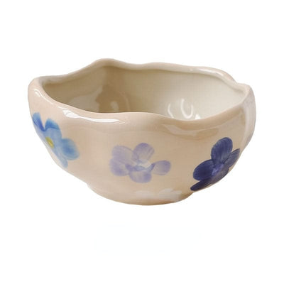 wickedafstore 0 D Hand Painted Irregular Ceramic Bowls