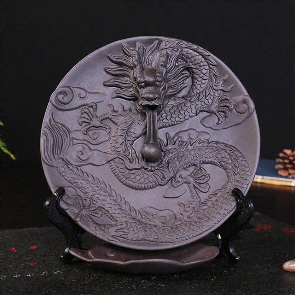 wickedafstore 0 Dragon Dish Backflow Incense Burner