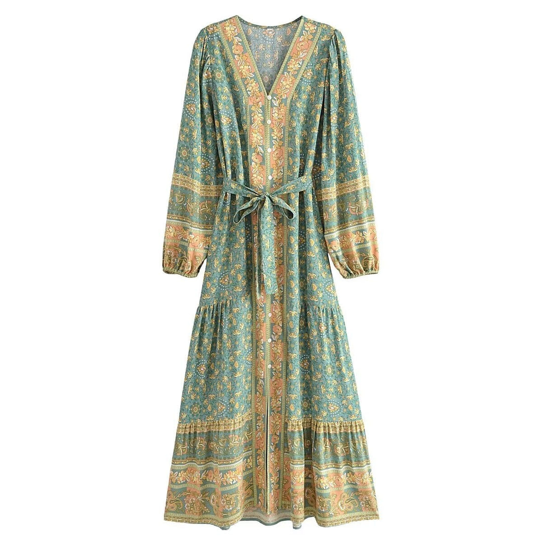 princess polly baby blue dress Alasia Boho Maxi Dress