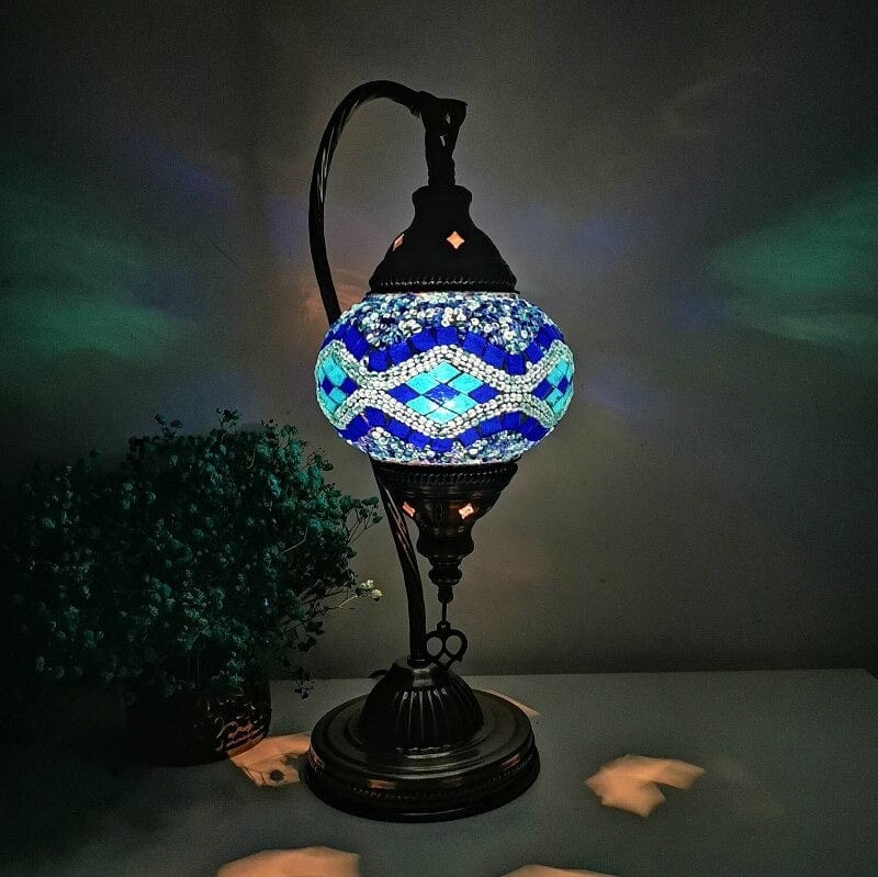wickedafstore 0 J / EU plug Turkish Mosaic Table Lamp