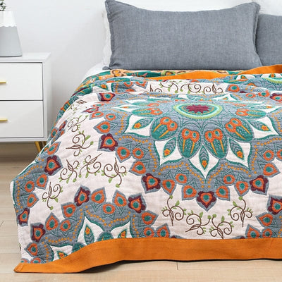wickedafstore 0 New cotton blanket for beds boho sofa towel summer cool quilt casual blanket throw soft mandala bed cover Double-sided sheet