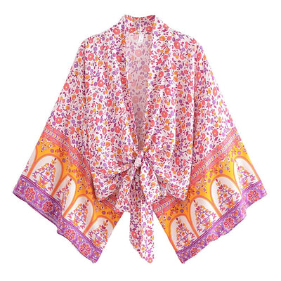 wickedafstore 0 Pink / S Roux Kimono