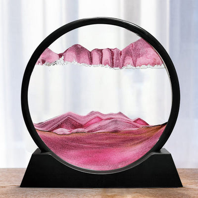 wickedafstore 0 Pink Sand / Large Moving Sand Glass Art