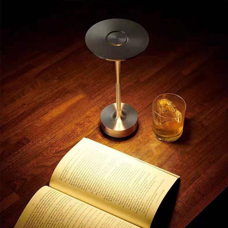 wickedafstore 0 Simple charging desk lamp restaurant bar desk lamp dimming atmosphere retro portable charging touch USB desk lamp
