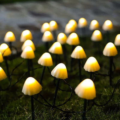 wickedafstore 0 Solar LED Mushroom Garden Lights