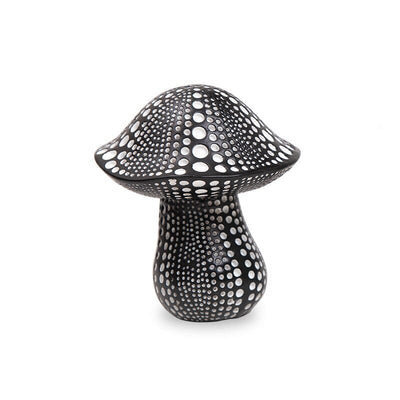 wickedafstore 0 WU CHEN LONG Nordic Wave Point Element Mushrooms Figurine Plant Art Sculpture Resin Art&amp;Craft Home Decoration Accessories R2518