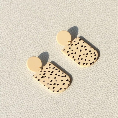 wickedafstore 12 Macaron Geometric Dangle Earrings