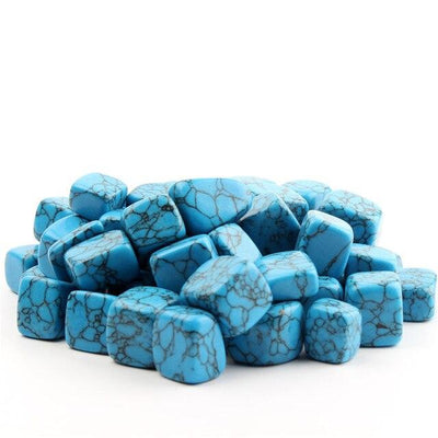 wickedafstore 200g Turquoise Tumblestone Healing Crystals