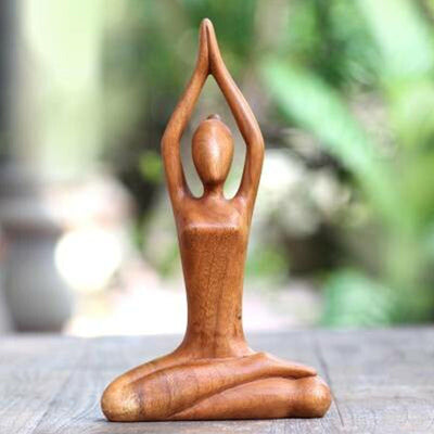 wickedafstore 3 Yoga Pose Figurine