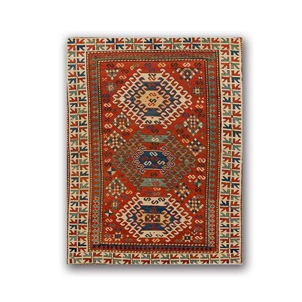 wickedafstore 40x50 cm No Frame / PC1182 Oriental Rugs Pattern Vintage Posters and Prints Antique Persian Carpets Retro Wall Art Canvas Painting Pictures Home Decor