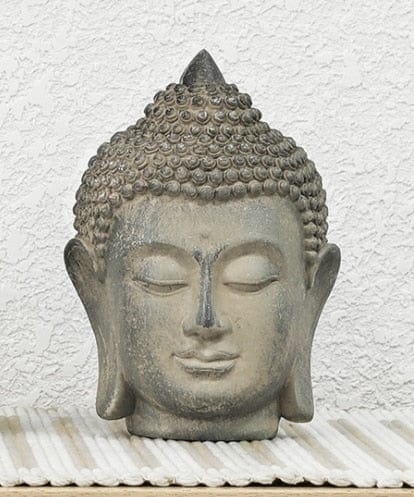 wickedafstore A Buddha Head Statue