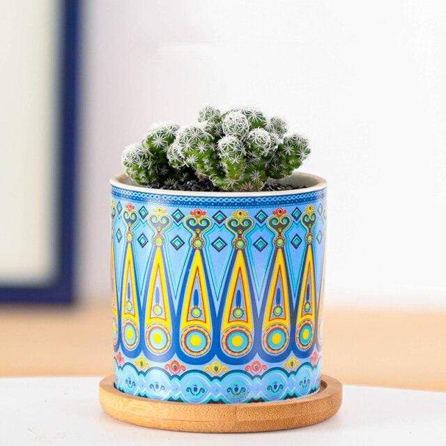 mandala plant pot Mandala Mini Flower Pot