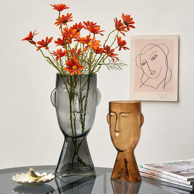 wickedafstore Abstract Human Face Flower Vase