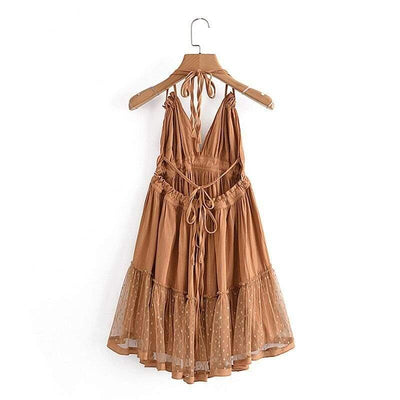 wickedafstore Ainhoa Backless Mini Dress