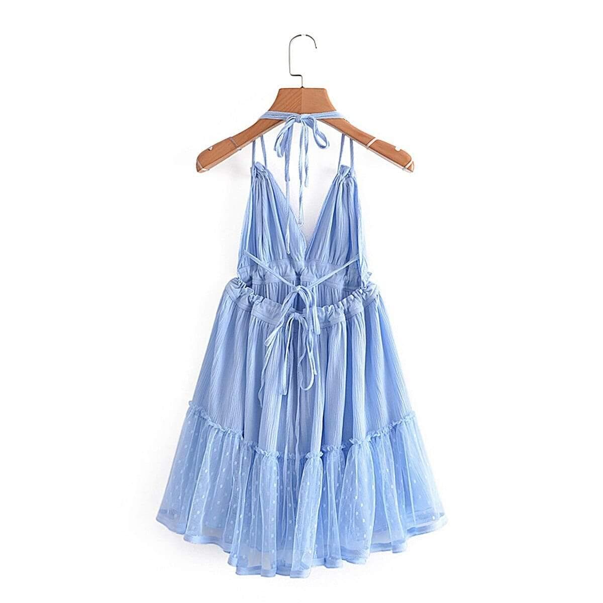 wickedafstore Ainhoa Backless Mini Dress