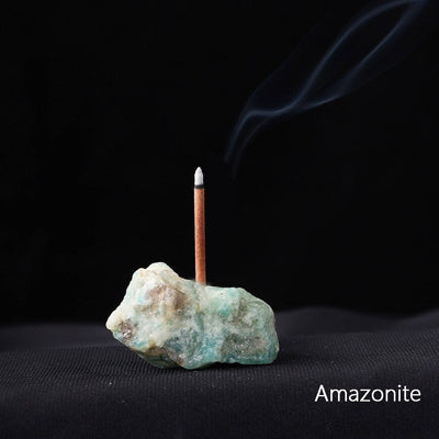 wickedafstore Amazonite / excluding incense Healing Crystals Incense Holders