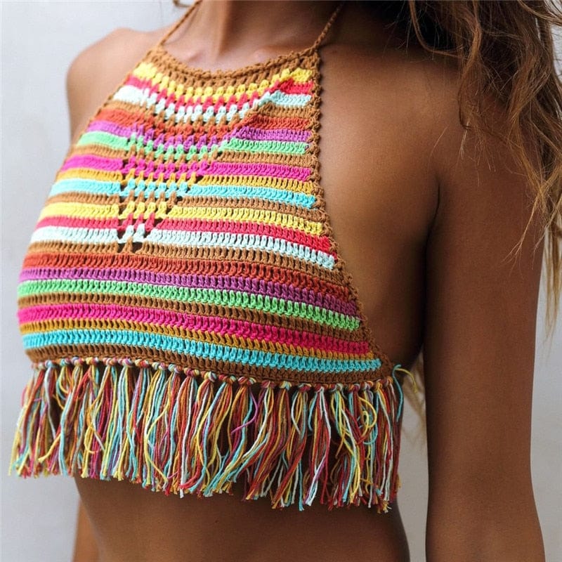 wickedafstore Anna Crochet Bikini Set