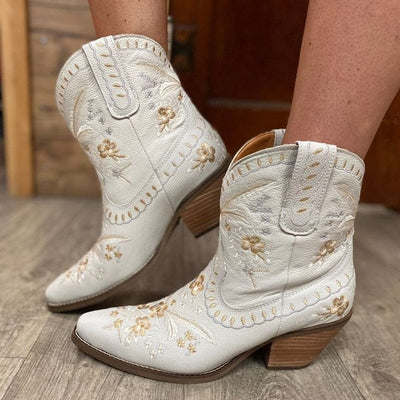wickedafstore Arizona Embroidered Western Boots