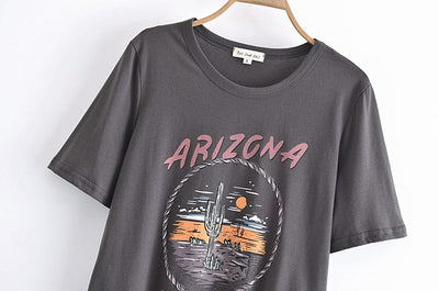 wickedafstore Arizona Graphic T-shirt