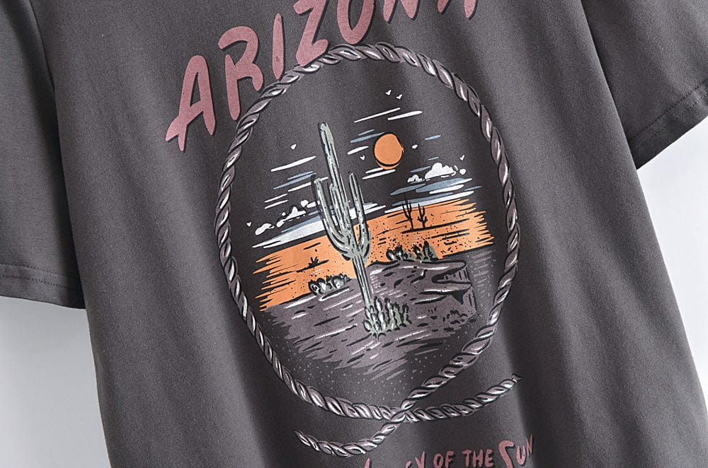 wickedafstore Arizona Graphic T-shirt