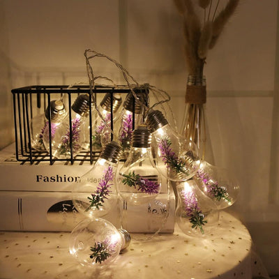 wickedafstore Artificial Light Bulbs String