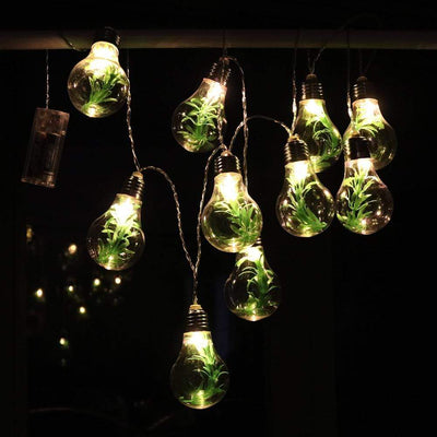 wickedafstore Artificial Light Bulbs String