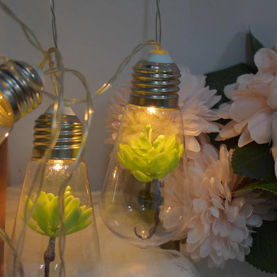 wickedafstore Artificial Light Bulbs String