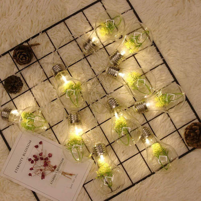 wickedafstore Artificial Light Bulbs String