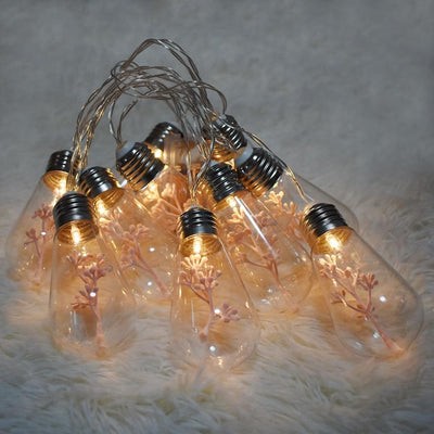 wickedafstore Artificial Light Bulbs String