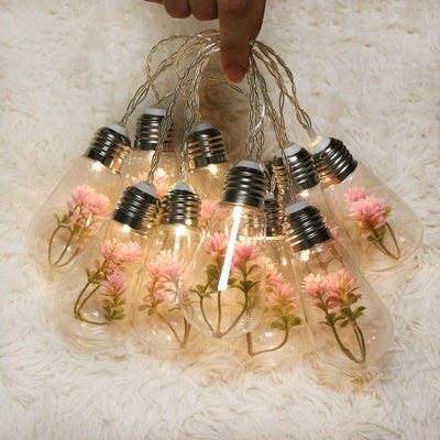 wickedafstore Artificial Light Bulbs String