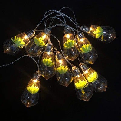 wickedafstore Artificial Light Bulbs String