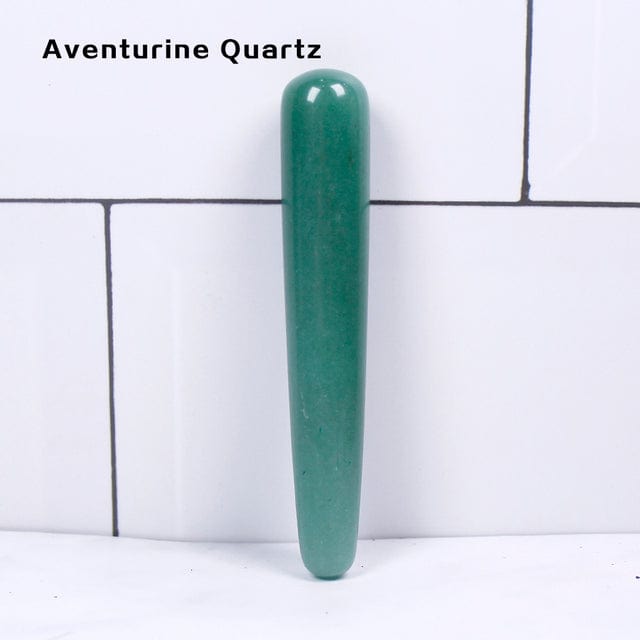 wickedafstore Aventurine quartz Massage Wands Healing Stone Crystals