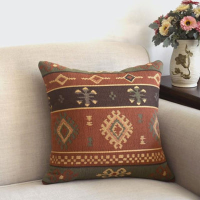Native American Tribe Cushion Cover