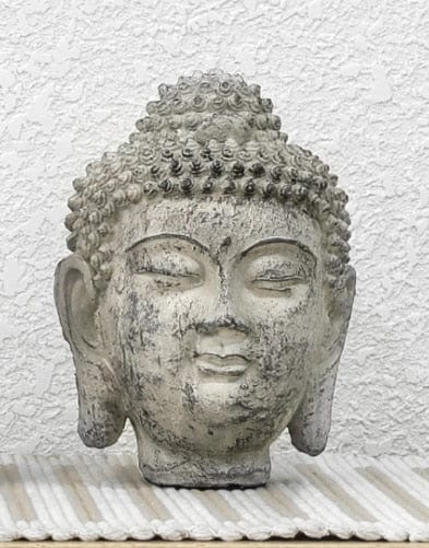 wickedafstore B Buddha Head Statue
