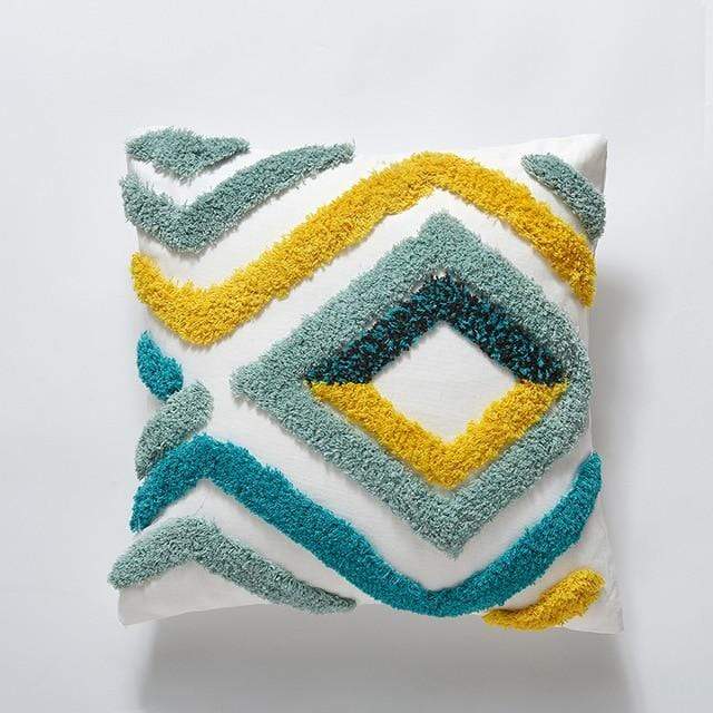 wickedafstore B Colorful Tufted Pillow Covers