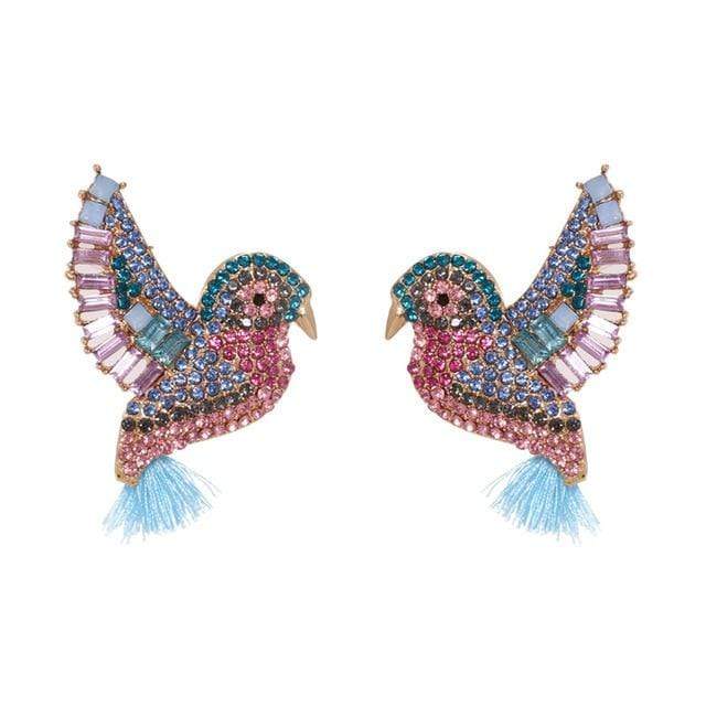 wickedafstore Bird 2 Colorful Sets of Earrings
