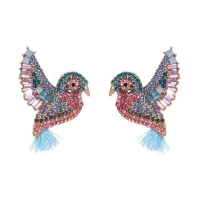 wickedafstore Bird 2 Colorful Sets of Earrings