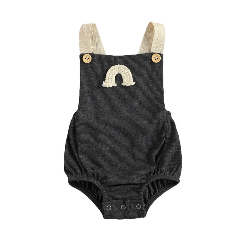 wickedafstore Black / 3M Over The Rainbow Newborn One Piece