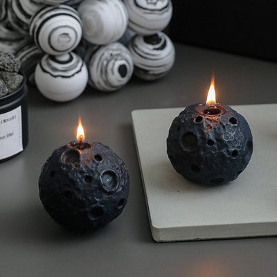 wickedafstore Black Moon Scented Candle