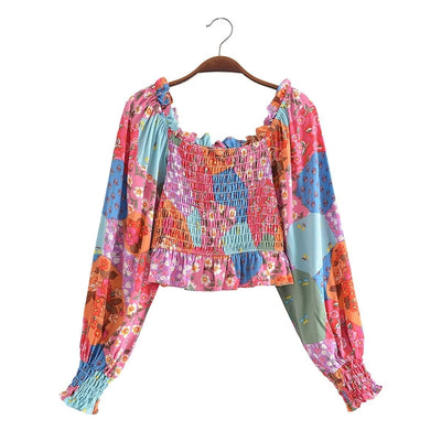 wickedafstore Blanche Boho Blouse (3 Colors )