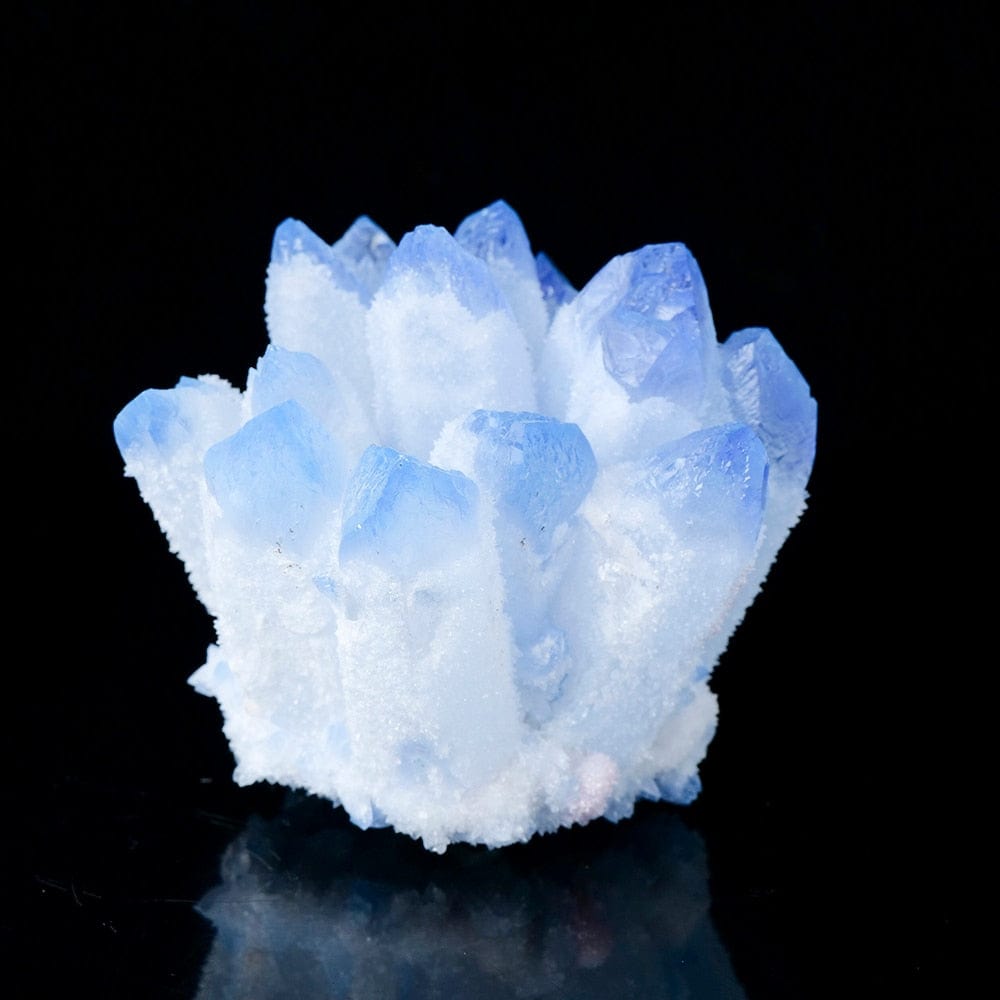 wickedafstore Blue Phantom Quartz Crystal Cluster
