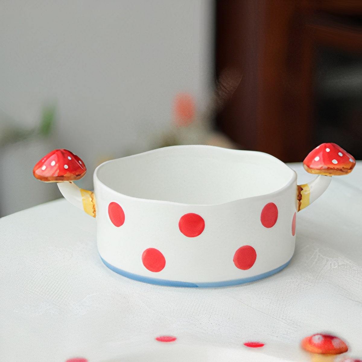 wickedafstore Bowl Hand Painted Mushroom Tableware