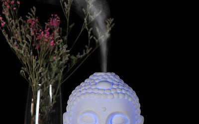 wickedafstore Buddha Head Aromatherapy Lamp