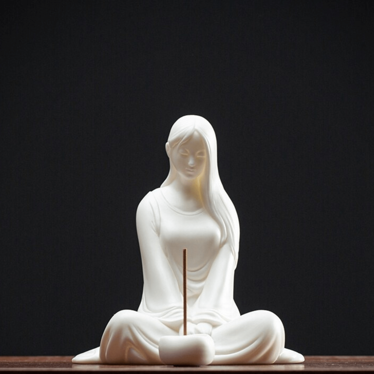wickedafstore C Zen Beauty Incense Holder Figurine