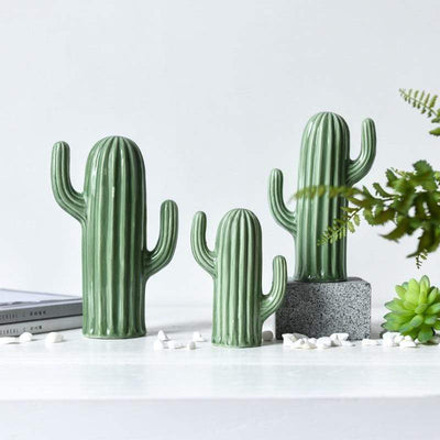 wickedafstore Ceramic Cactus Decor