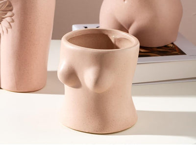 wickedafstore Ceramic Human Parts Vase