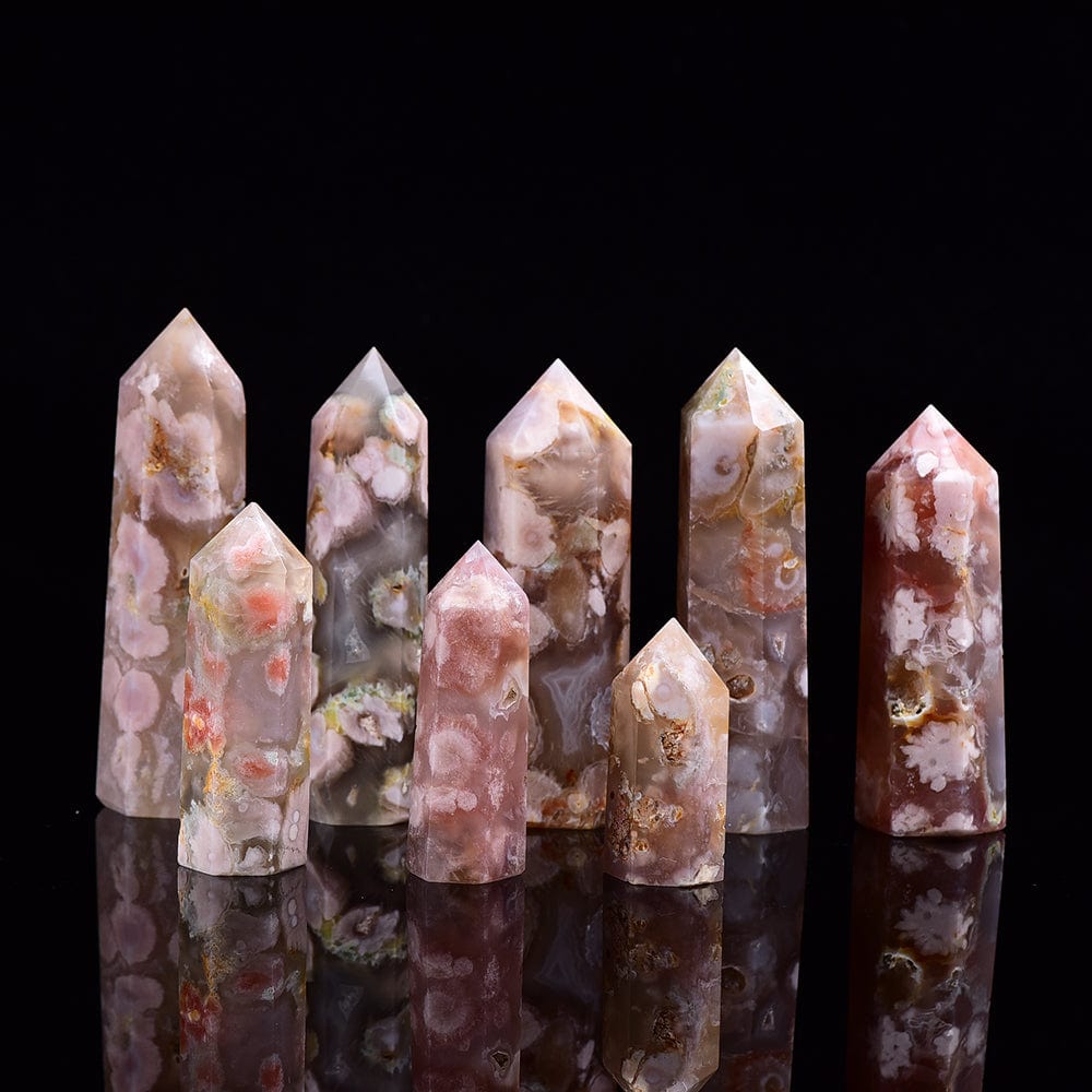 wickedafstore Cherry Blossom Agate Point Tower